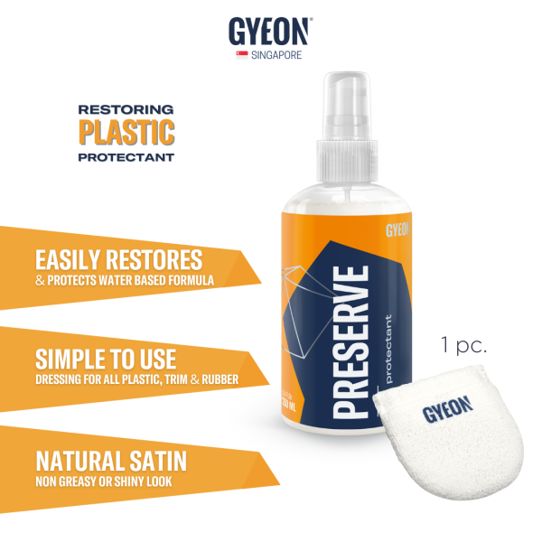 GYEON Q2M Preserve 250ml Q2M MF Applicator EVO Bundle