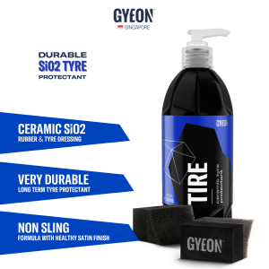 GYEON Q2 Tire 500ml Bundle (Incl. 2pc Q2M TireApplicator - Sml)