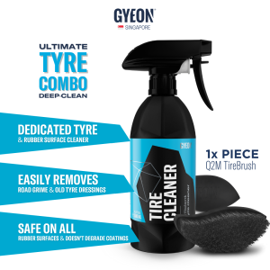 GYEON Q2M TireCleaner 500ml & Q2M TireBrush Combo